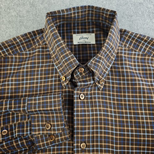 Brioni shirt mens brown - mens,
