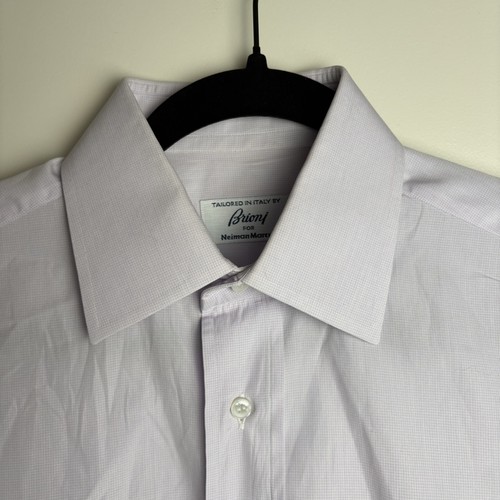 Brioni dress shirt mens large - shirt,